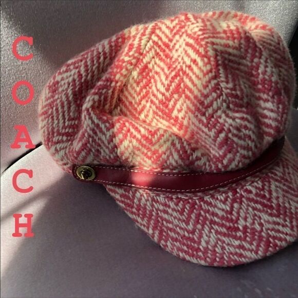 VINTAGE COACH y2k News boy paper boy newsie hat designer NEVER WORN - Picture 1 of 6